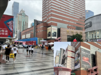 邢台湾里庙商业街步行街户外大牌广告