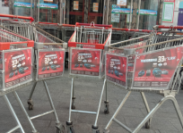北京超市手推车广告